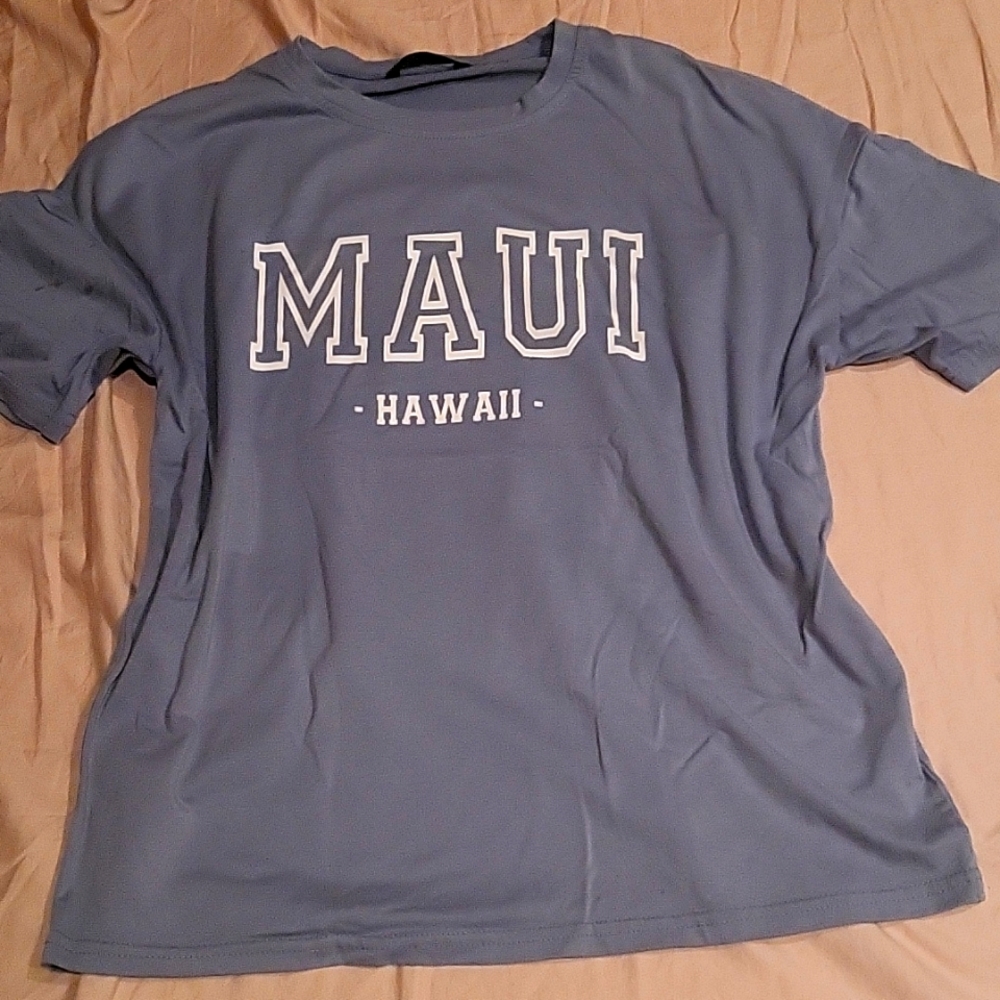 Size Small Shein Blue Maui, Hawaii shirt